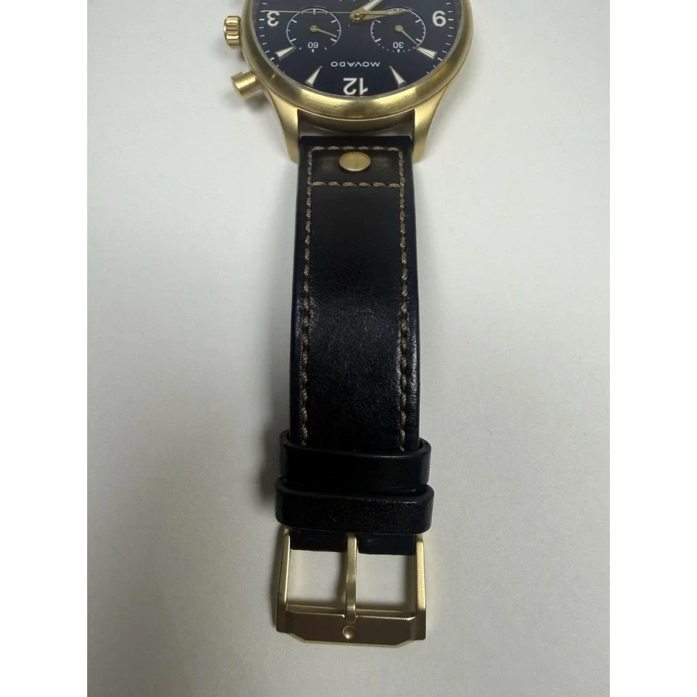 Movado Heritage Series Chronograph Swiss Men's Watch MO.03.1.34.6324 Black Dial